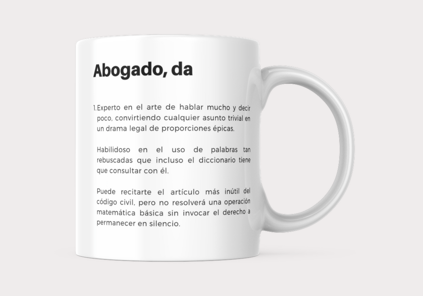 Taza Colección Profesiones - Abogado