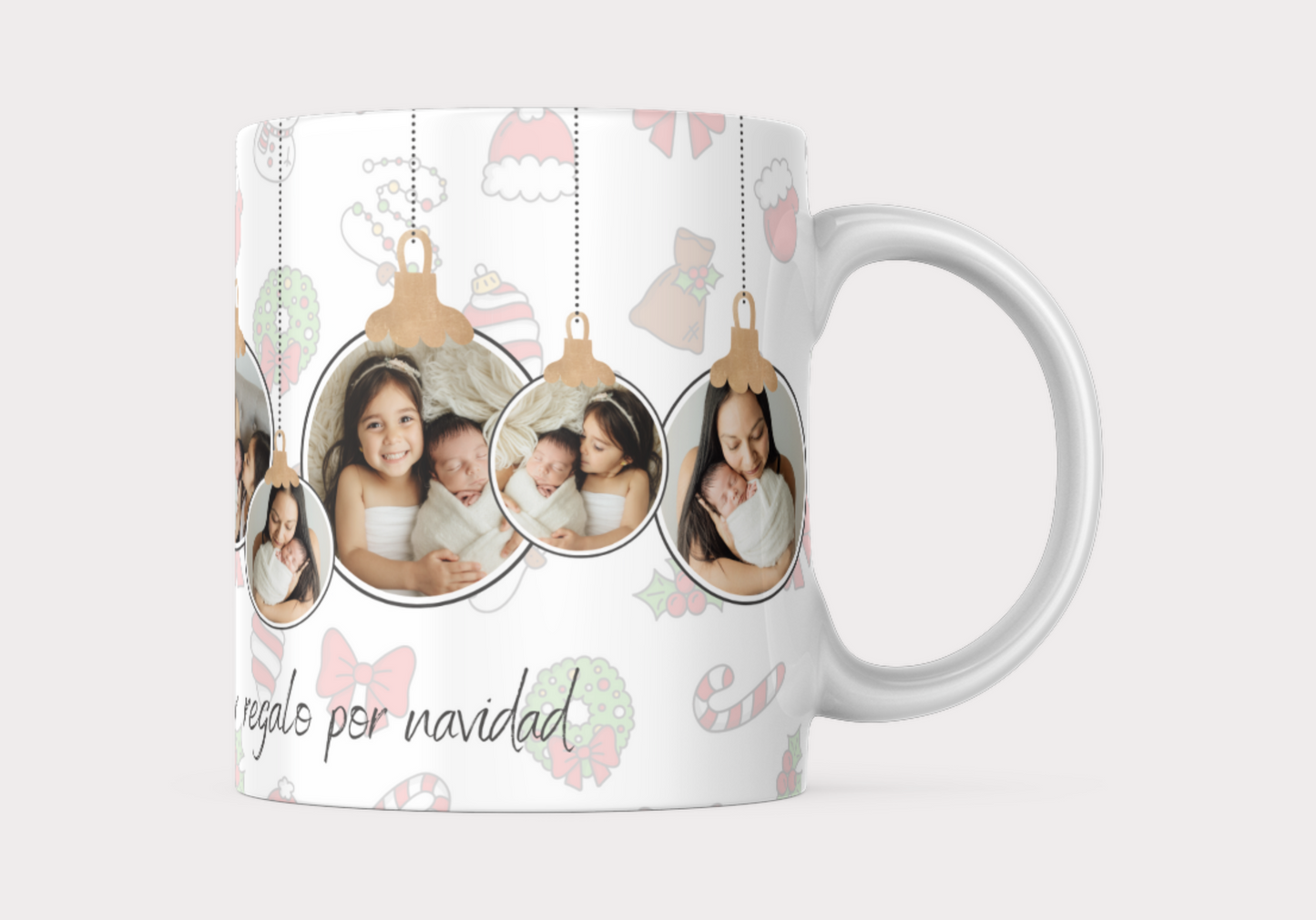 Taza Colección Navidad - Bolas Navideñas con fotos