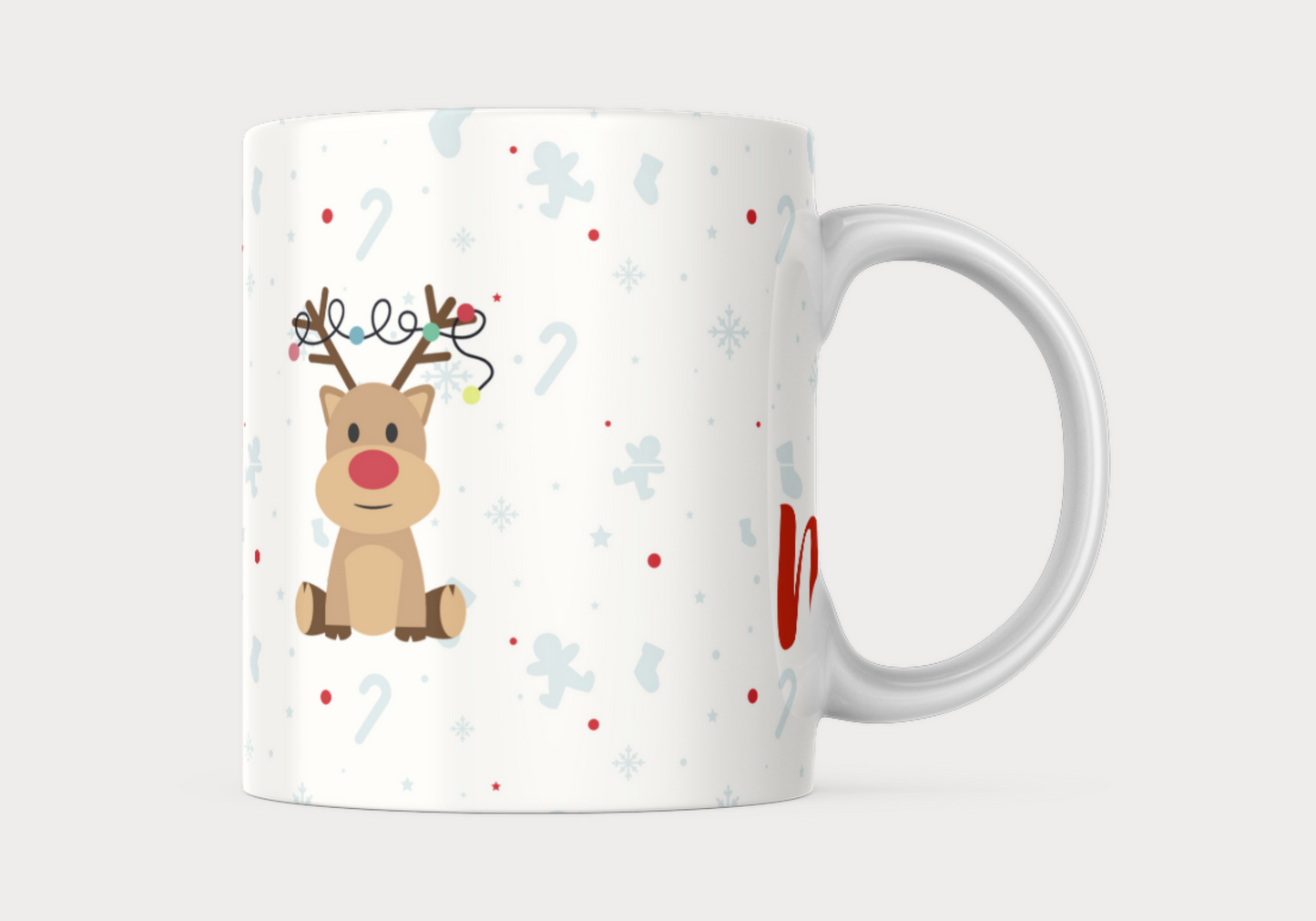 Taza Colección Navidad - Feliz Navidad Reno de Peluche