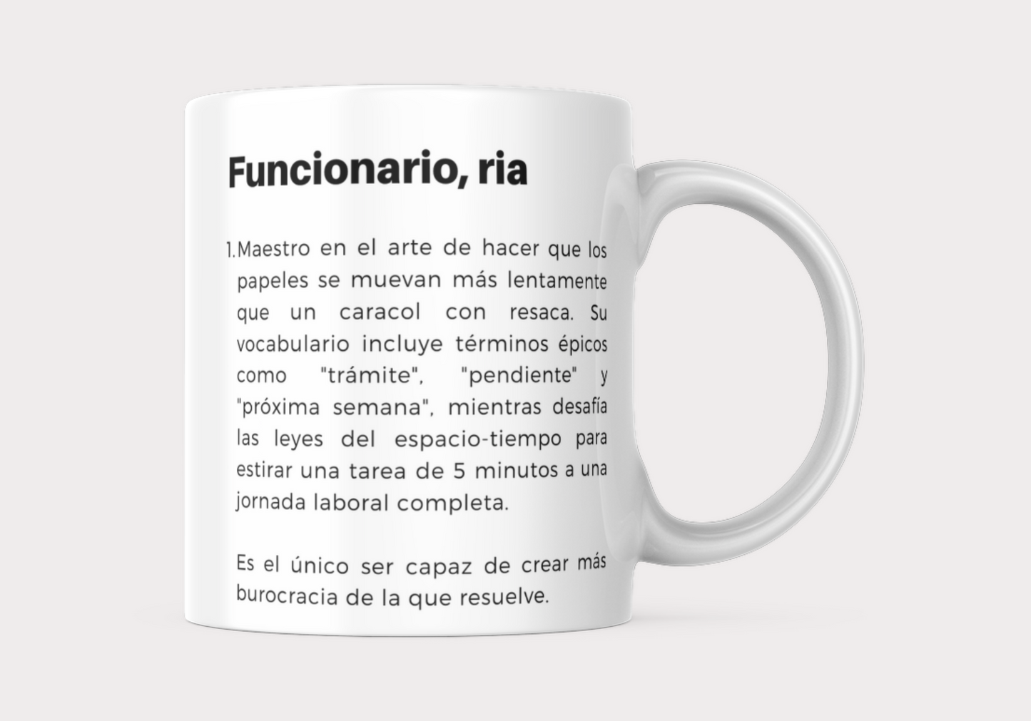 Taza Colección Profesiones - Funcionario