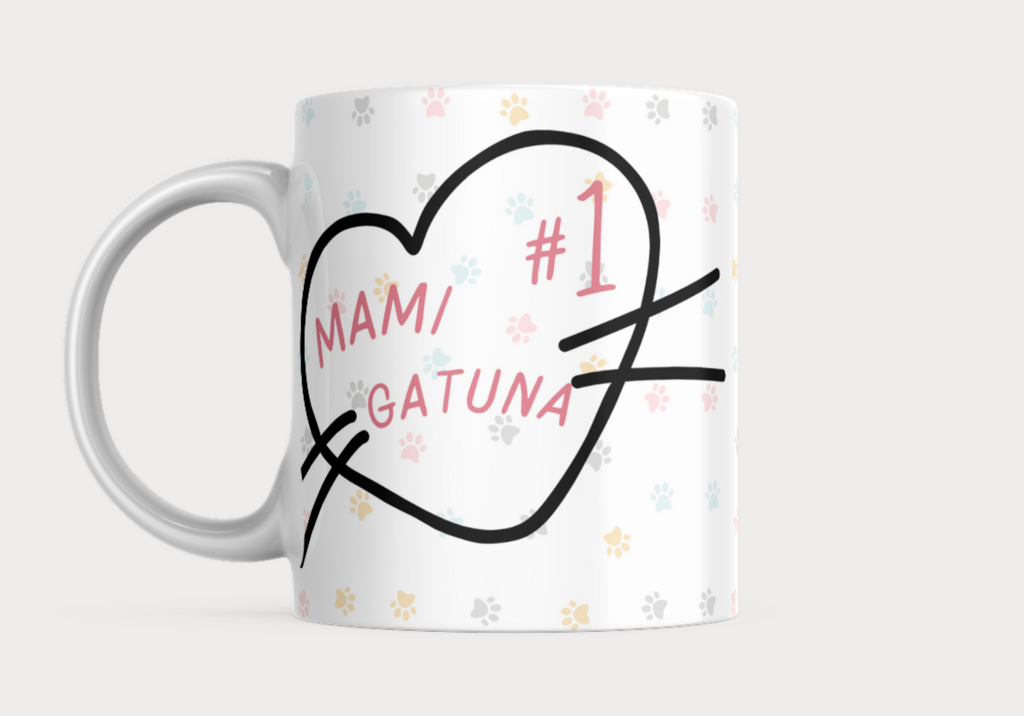 Taza Colección Animales - Mami/Papi Gatuna/Gatuno