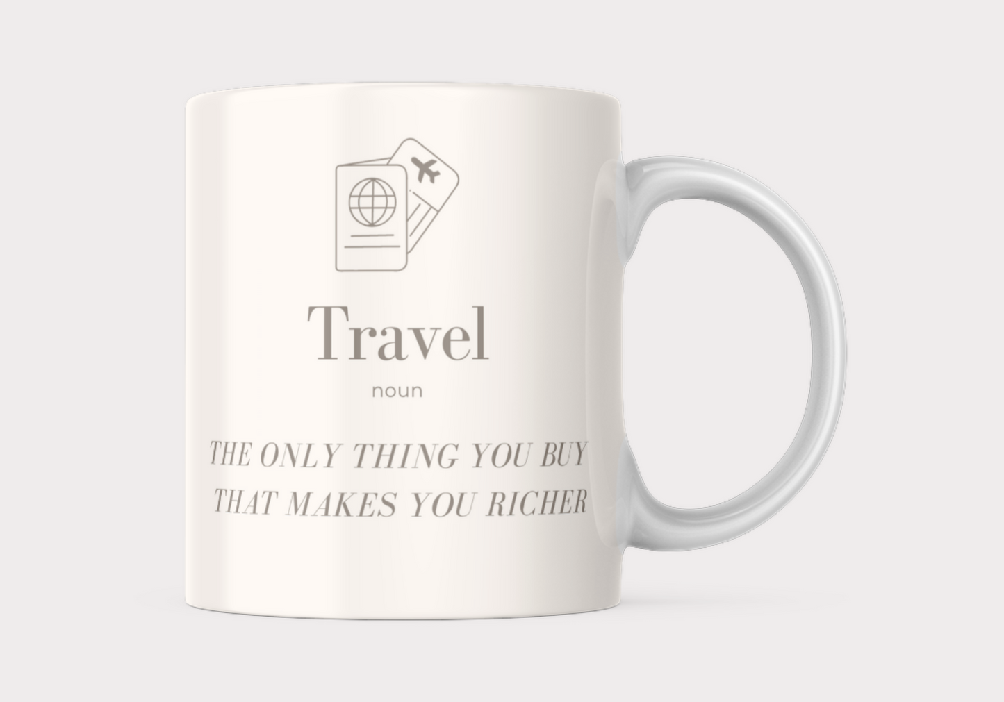 Taza Colección Minimalista - Viajar