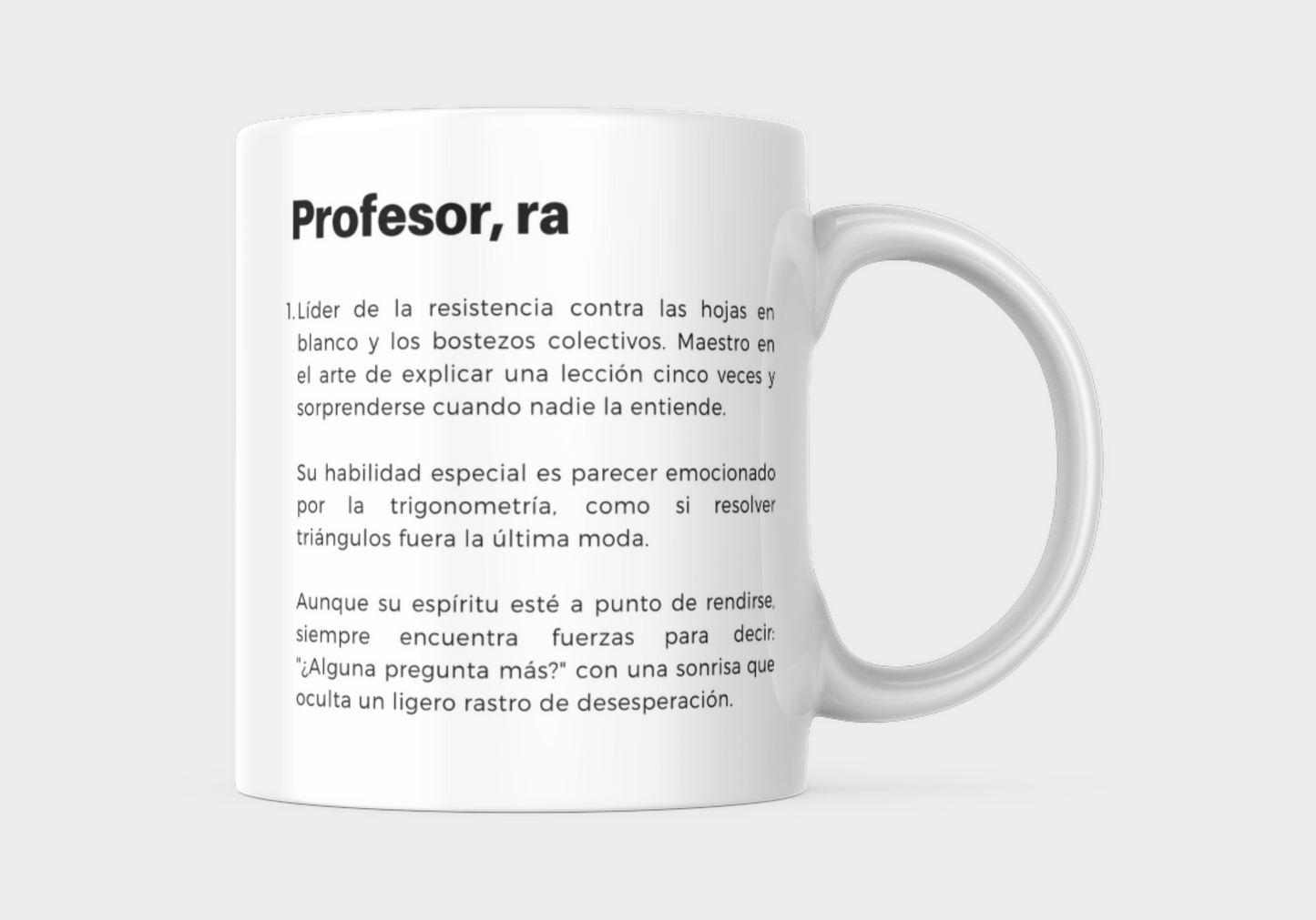 Taza Colección Profesiones - Profesor