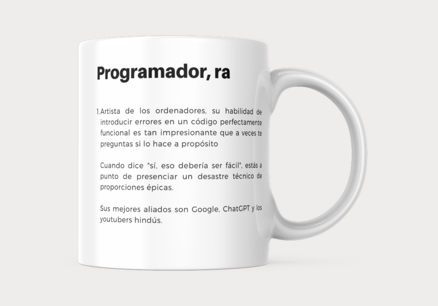 Taza Colección Profesiones - Programador