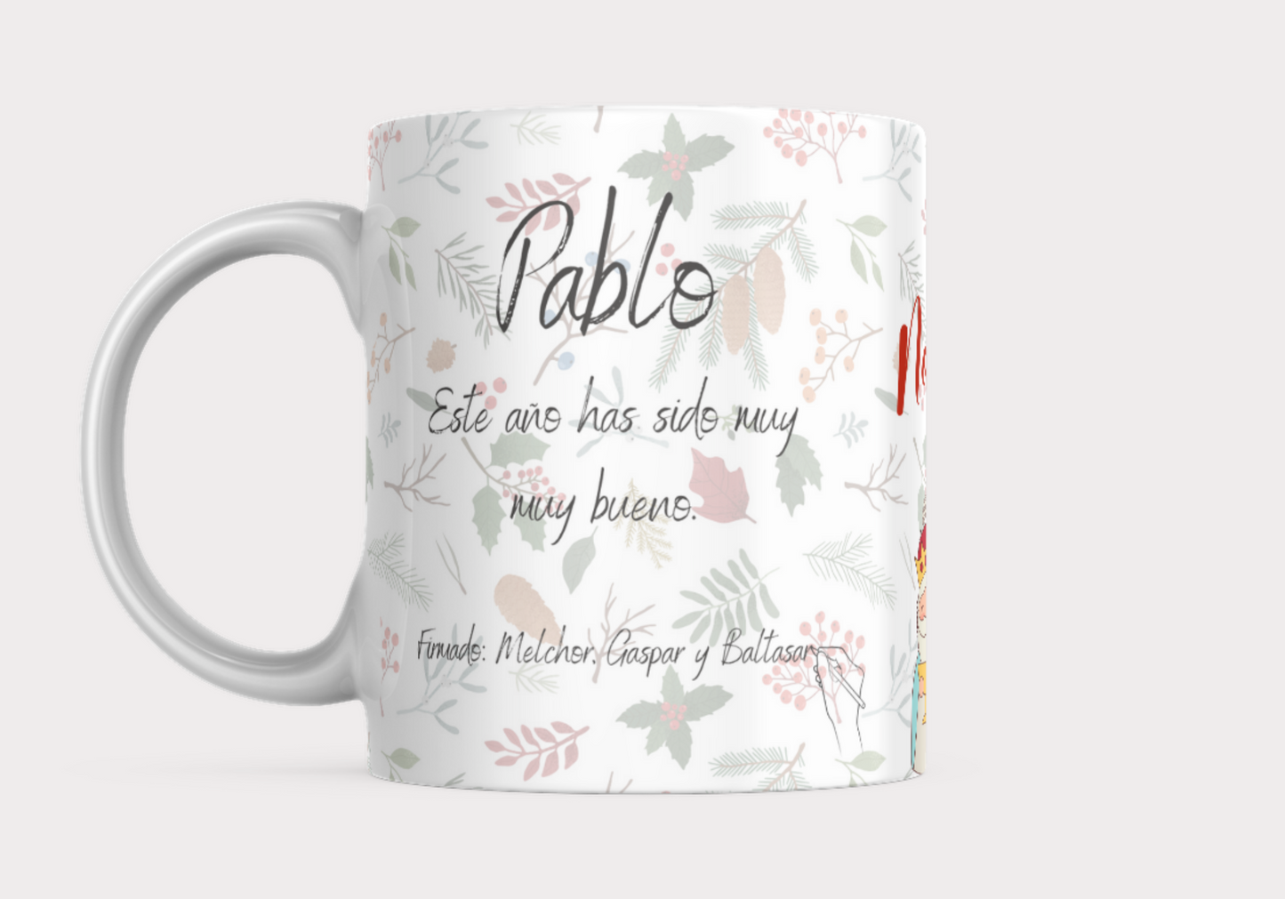 Taza Colección Navidad - Reyes Magos con nombre personalizable