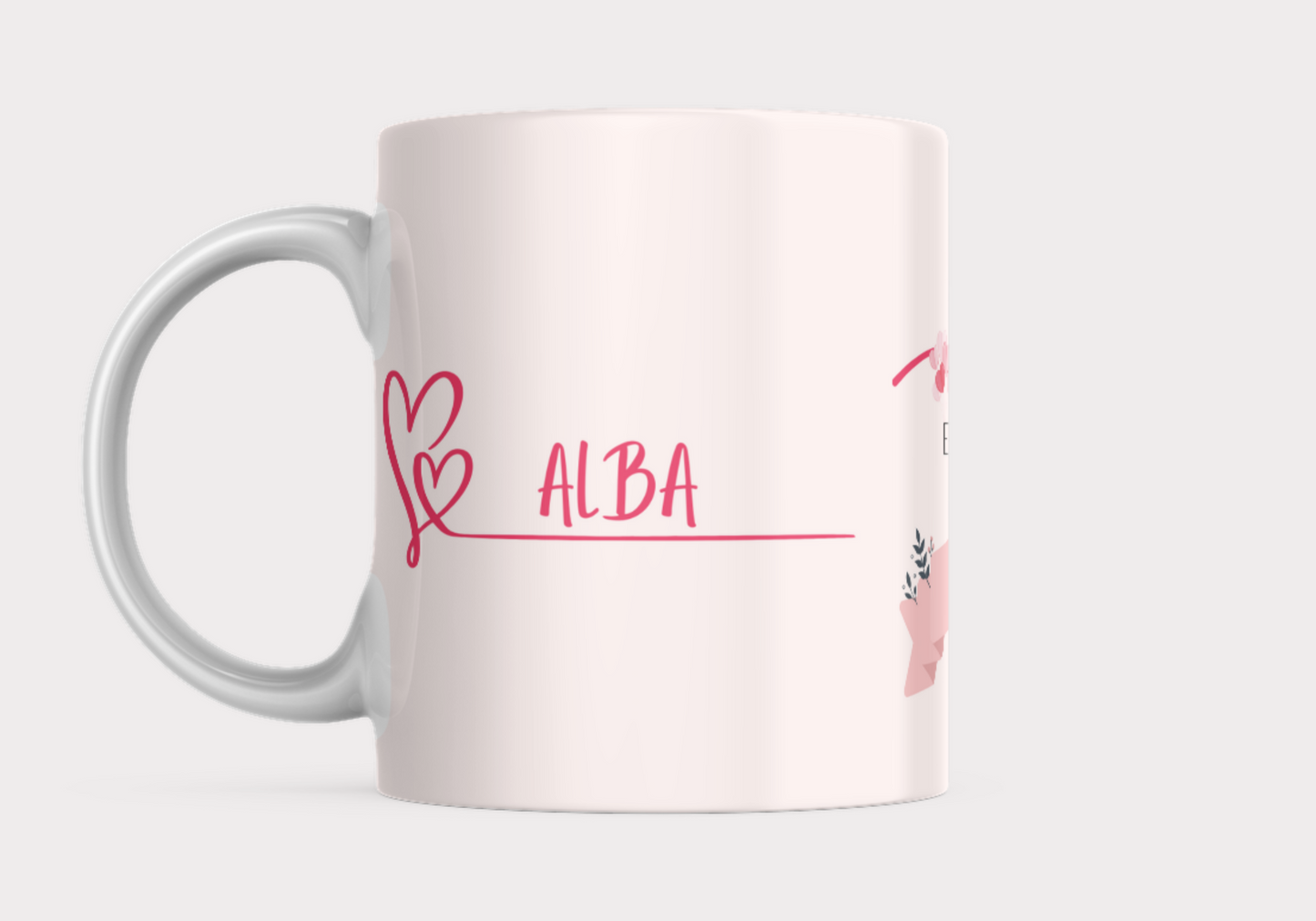 Taza Colección Romántica - Tú eres la razón por la que sonrío cada día personalizable