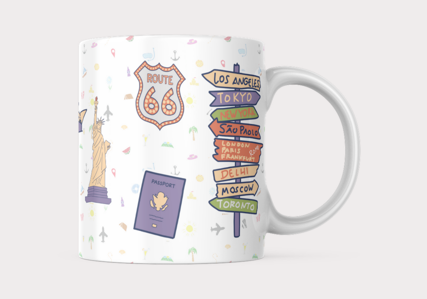 Taza Colección Viajes - Varias Ciudades