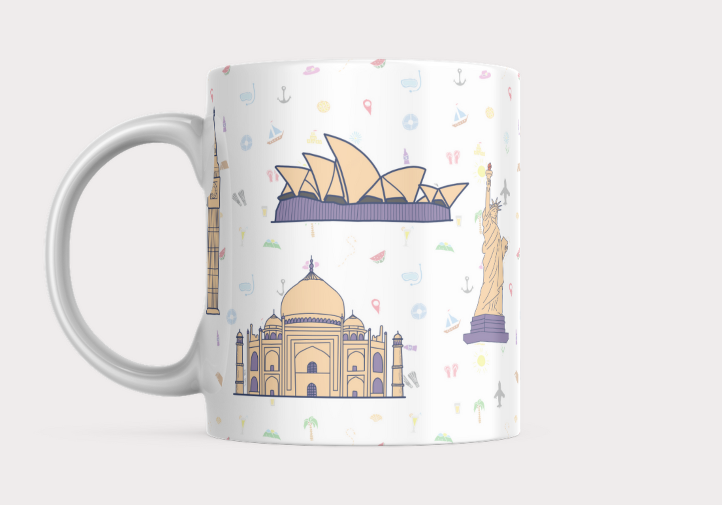 Taza Colección Viajes - Varias Ciudades